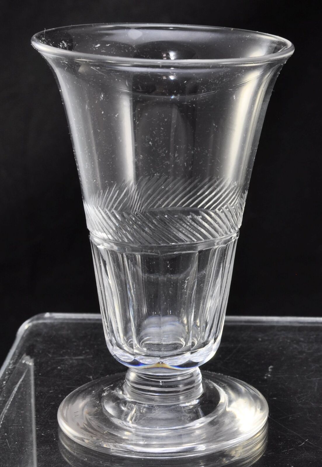 Antique American Blown and Cut Jelly Glass 19th Century