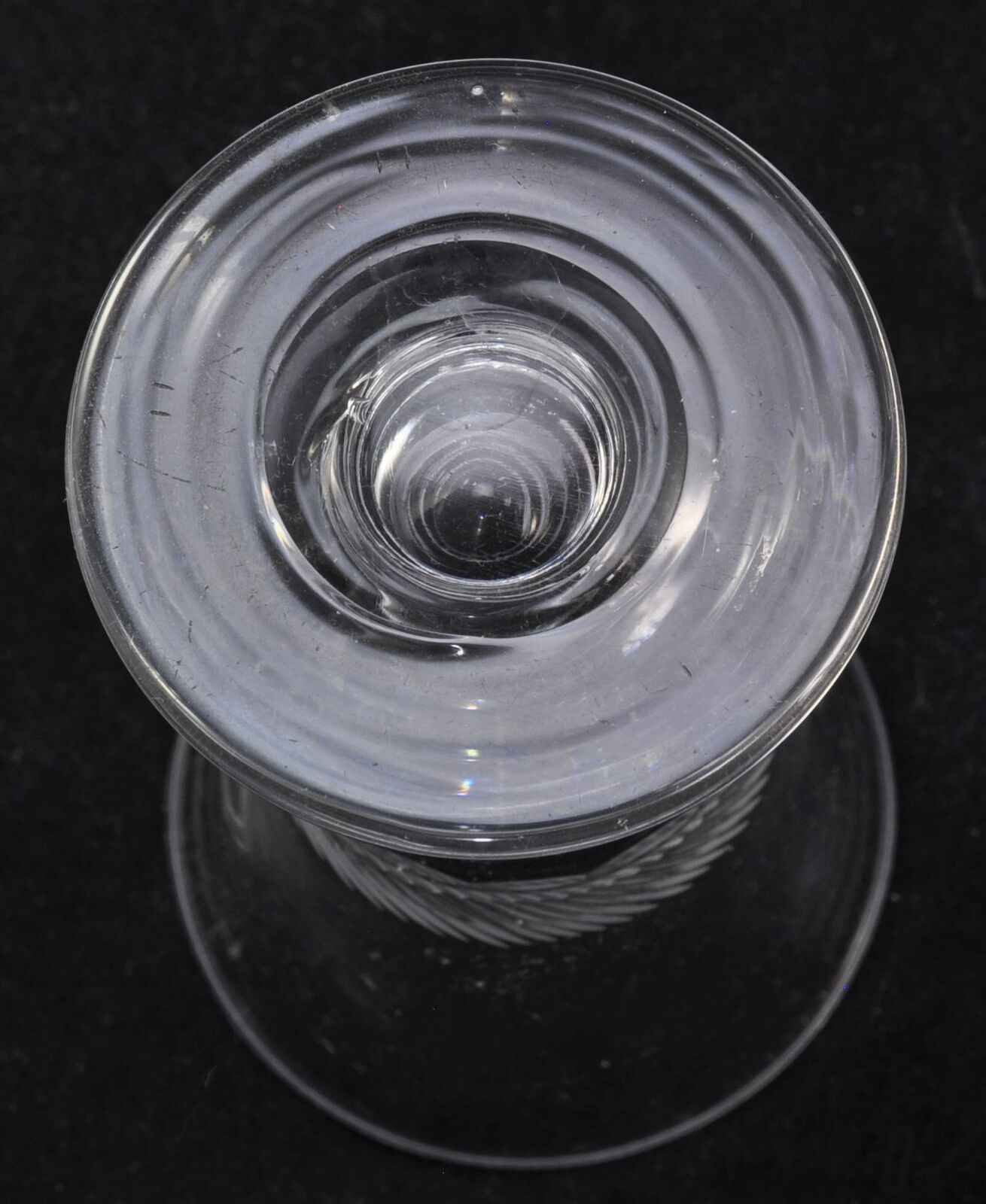 Antique American Blown and Cut Jelly Glass 19th Century