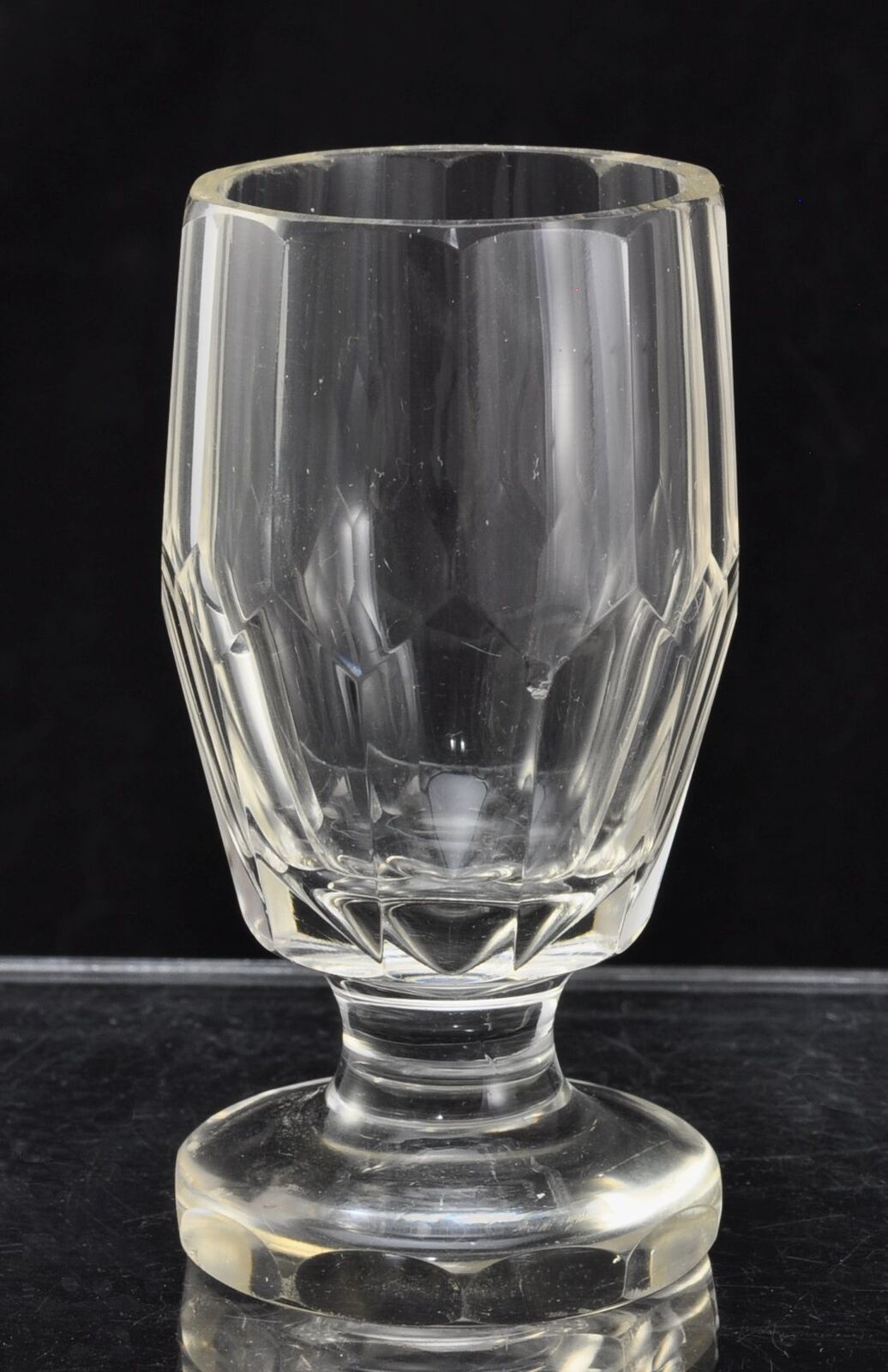 Antique Georgian Blown and Cut Firing Glass 19th Century