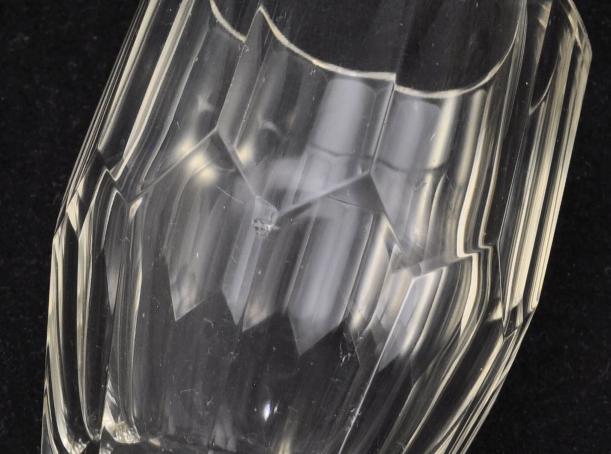 Antique Georgian Blown and Cut Firing Glass 19th Century