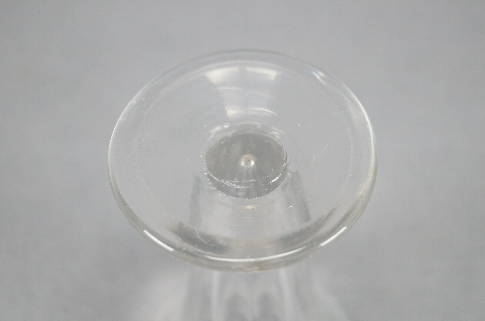 Georgian Anglo Irish Cut Cross Hatches & Petal Cut Syllabub Glass C. 1780