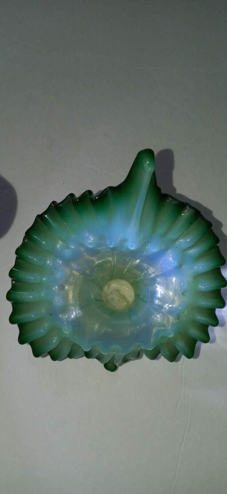 Loetz 19th century Victorian rococo Jack in the pulpit Opaline Vase