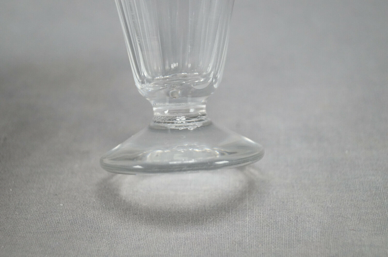 Georgian Anglo Irish Leaf Band & Panel Cut Glass Syllabub Circa 1790 A 