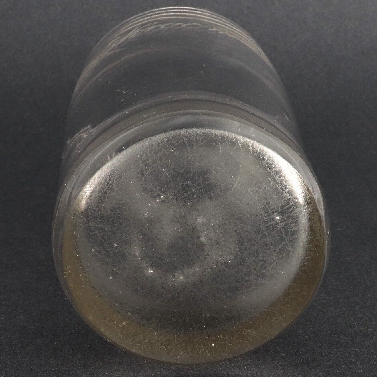 Antique 18th 19th Century Danish Glass Beer Tumbler Slotskroen The Castle Inn 5"