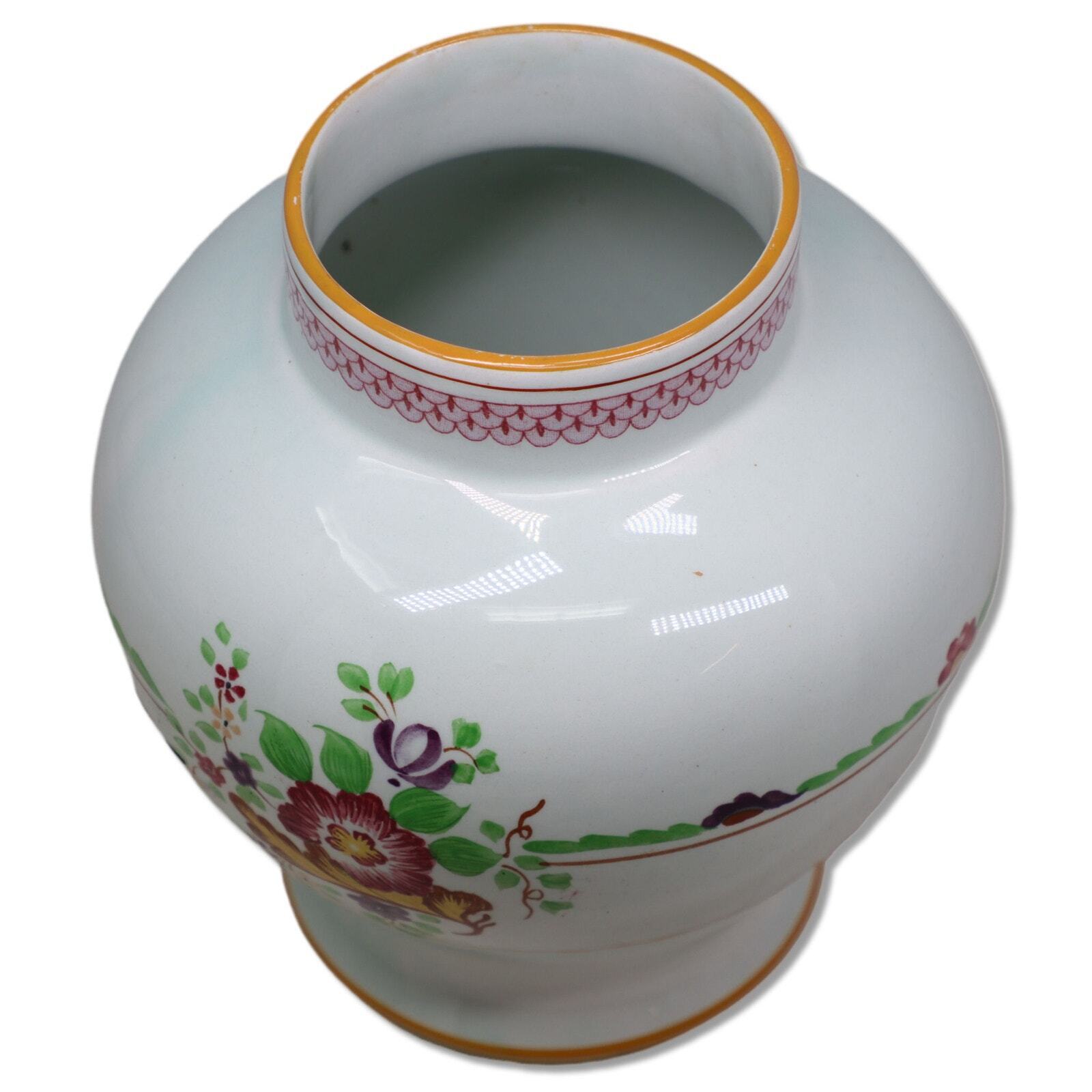 Adams Carolynn Calyx Ware Floral Vase Ironstone Cachepot 1900-40 Antique