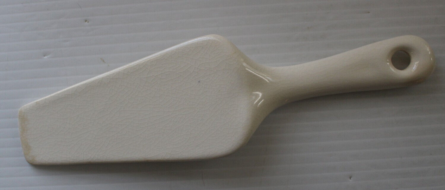 Vintage Cake & Pie Server with Floral Cross Stitch Design