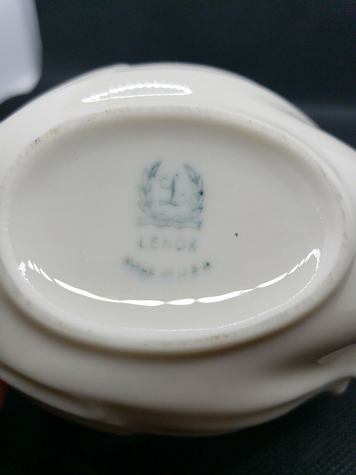 Vintage Mid-Century 1900's LENOX CHINA Ivory Bone China Swan Shaped Bowl-U.S.A.