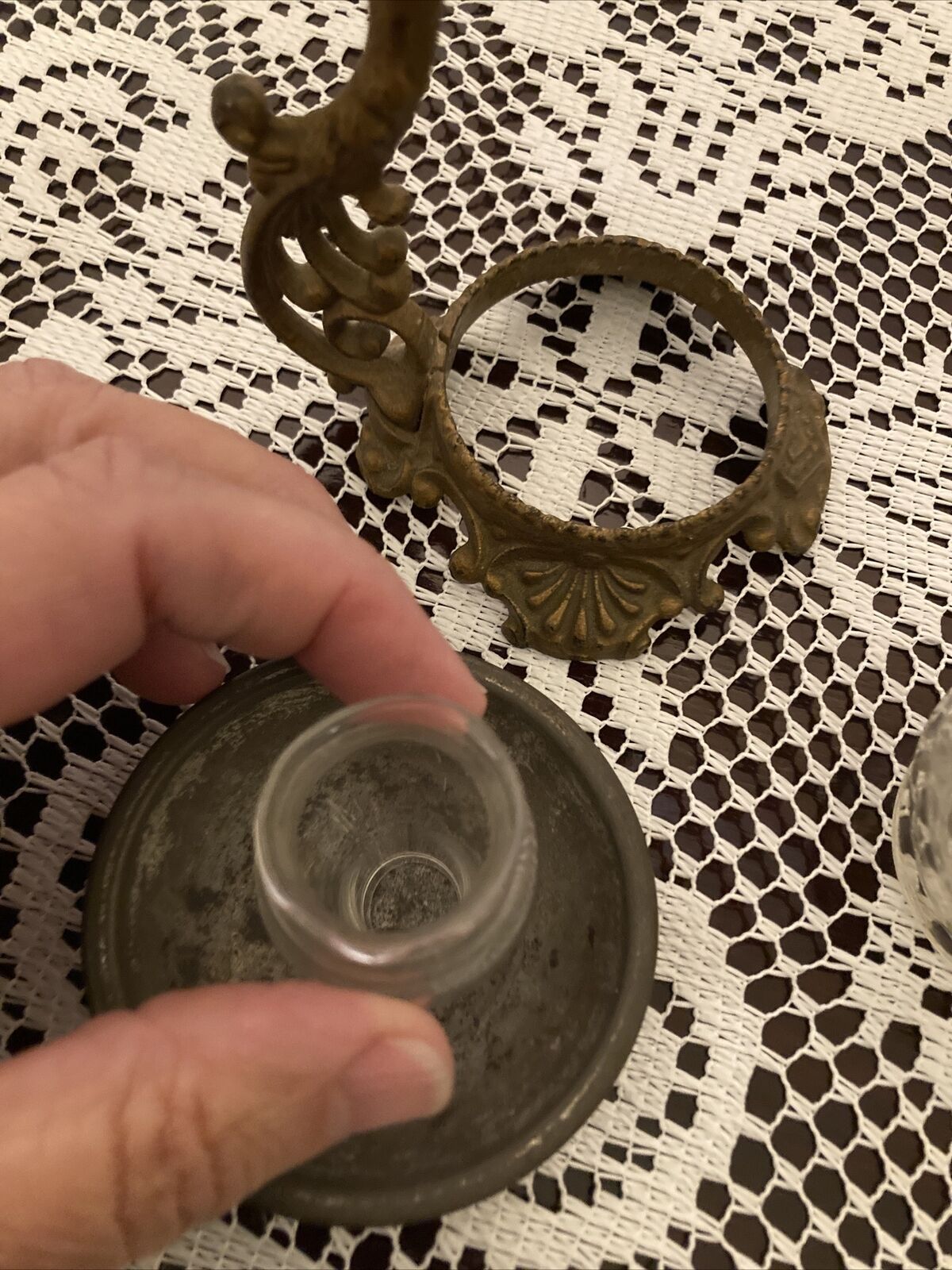 Antique 1800’s Vapo Cresolene Vaporizer Miniature Oil Lamp Vaporizer