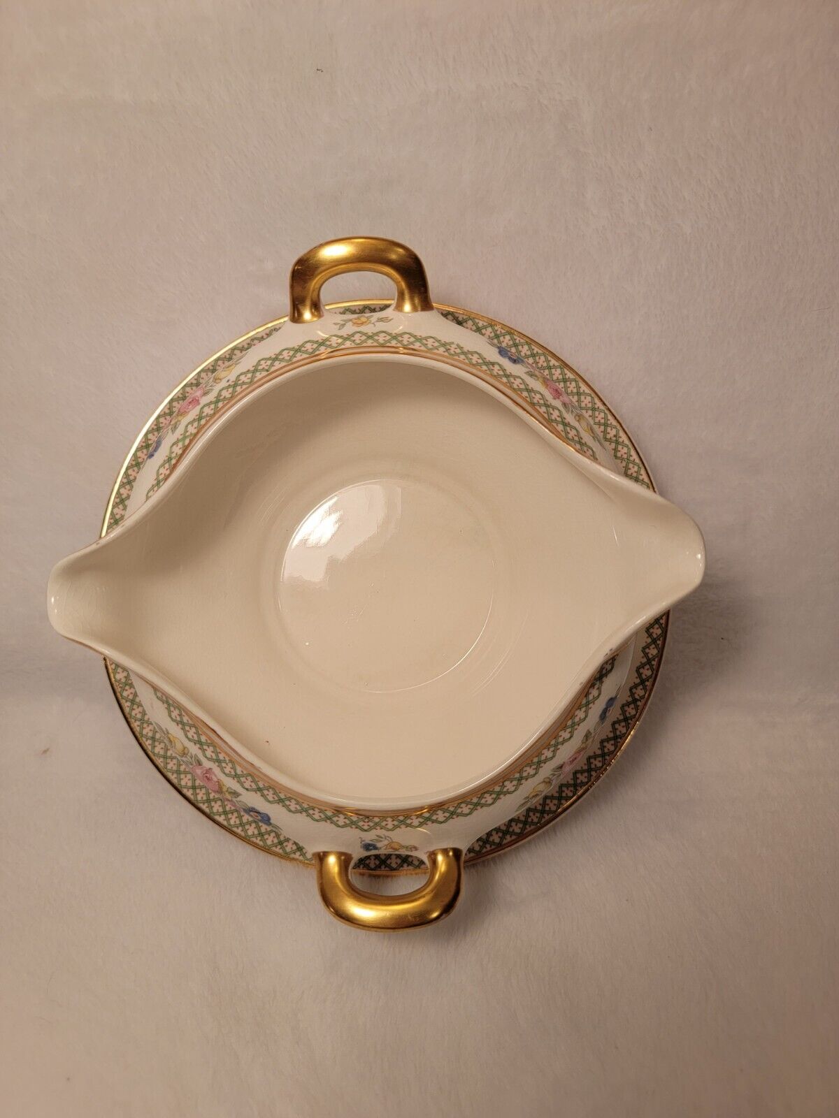 Antique Taylor Smith Taylor Gravy Sauce Boat IONA China Pottery Early 1900's 