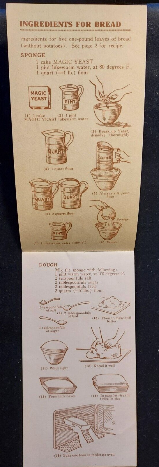 Old Cookbook Bake At Home Magic Yeast Northwestern Chicago Root Beer Premiums