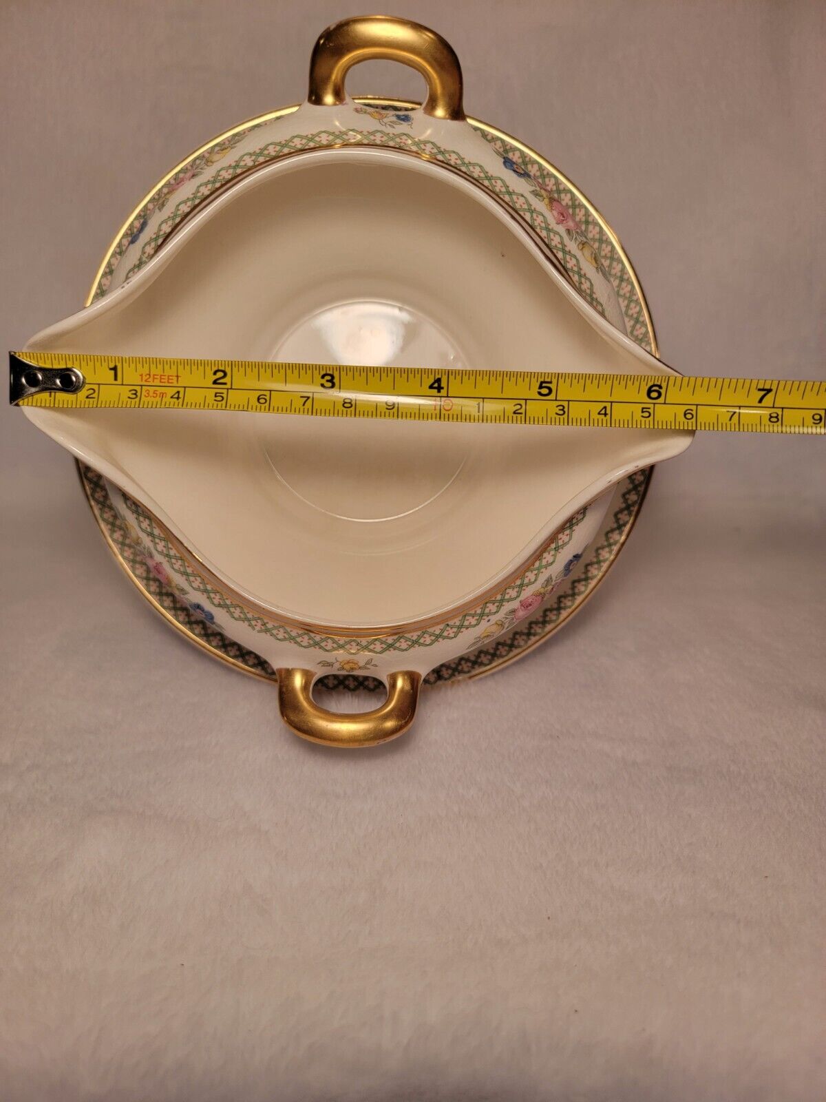 Antique Taylor Smith Taylor Gravy Sauce Boat IONA China Pottery Early 1900's 