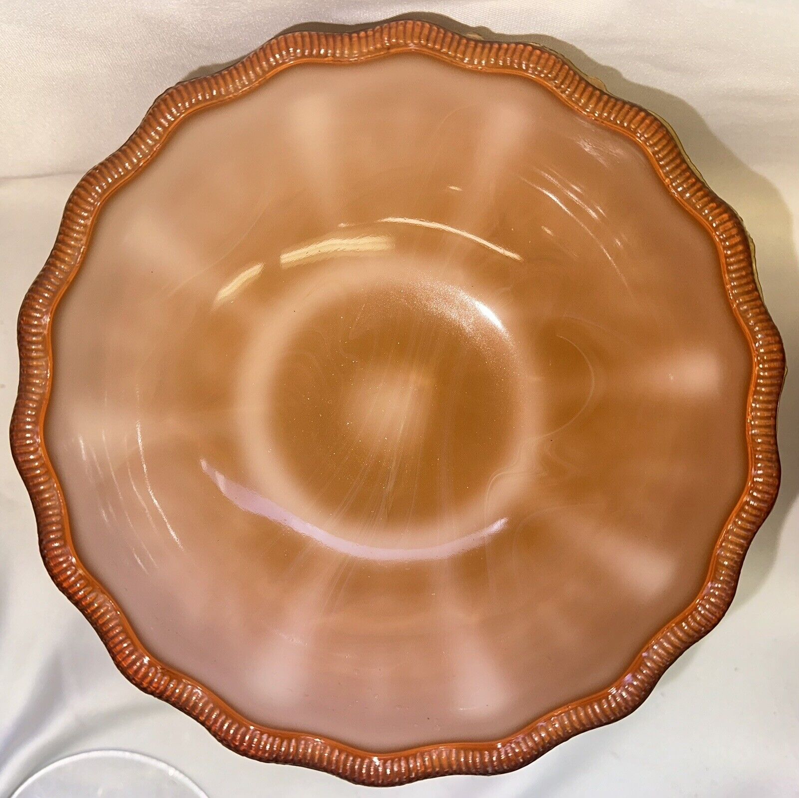 Cactus, #375, National Glass/Greentown, Chocolate Glass, Compote, USA, 1900, ExC
