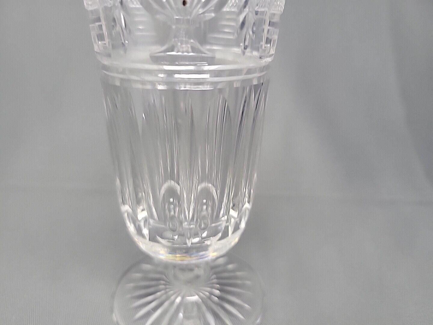 Antique English Anglo Irish Cut Glass Syllabub Glass c.1790 Small Chip