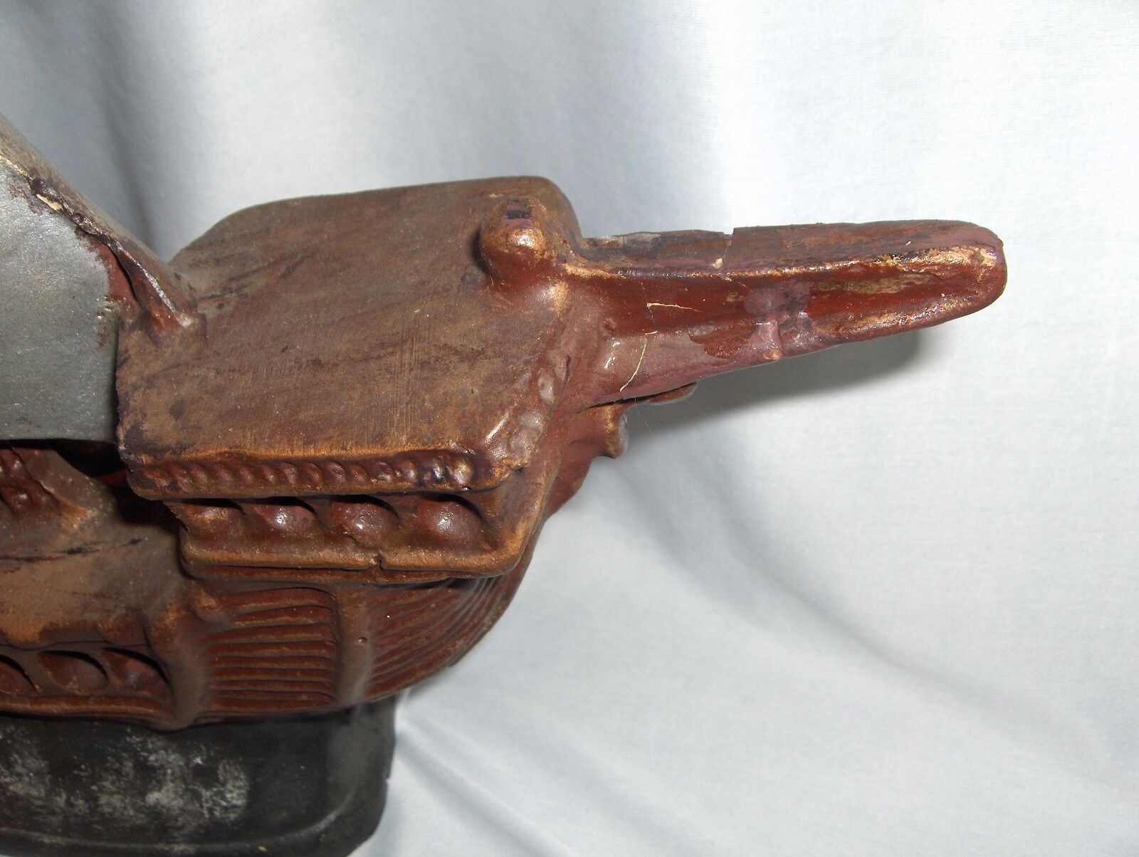 Vintage Table Lamp Spanish Galleon Sailing Ship Chalk-ware Early to Mid 1900's