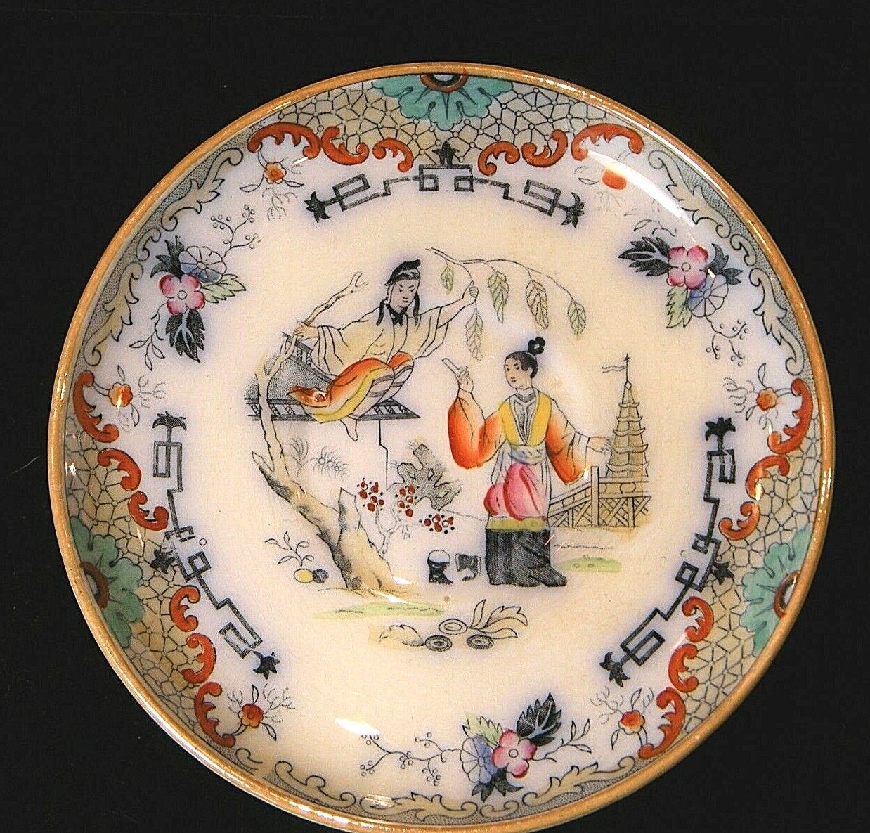 Antique Mid-1800's Petrus Regout Maastrich (Sphinx) Timor & Canton Dinnerware