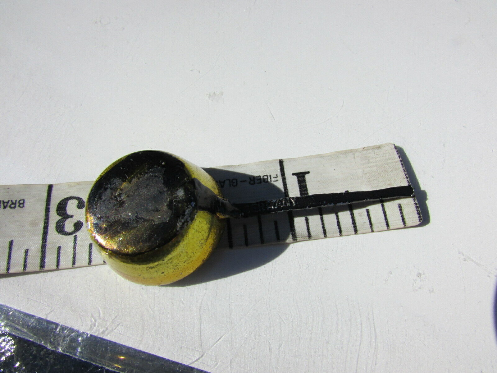 Dollhouse Miniature Kitchen Pot Antique German Pewter Brass Early 1900's
