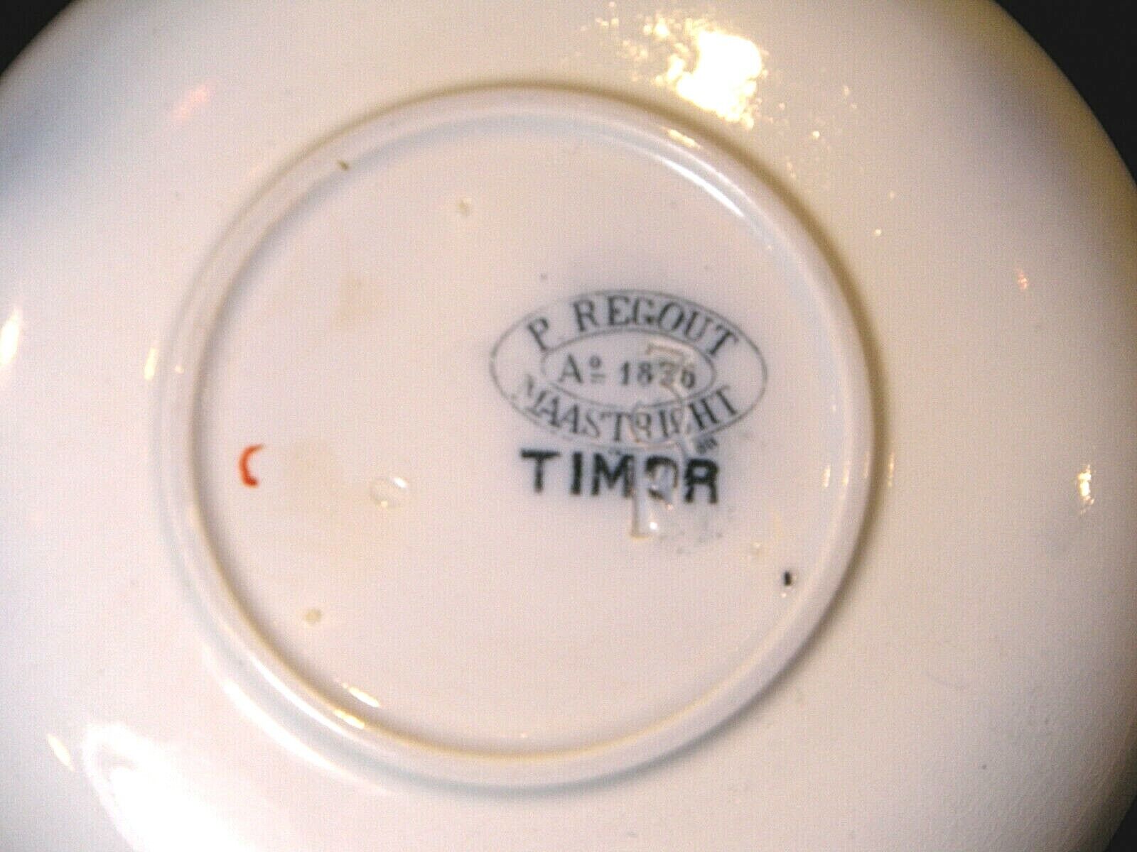 Antique Mid-1800's Petrus Regout Maastrich (Sphinx) Timor & Canton Dinnerware