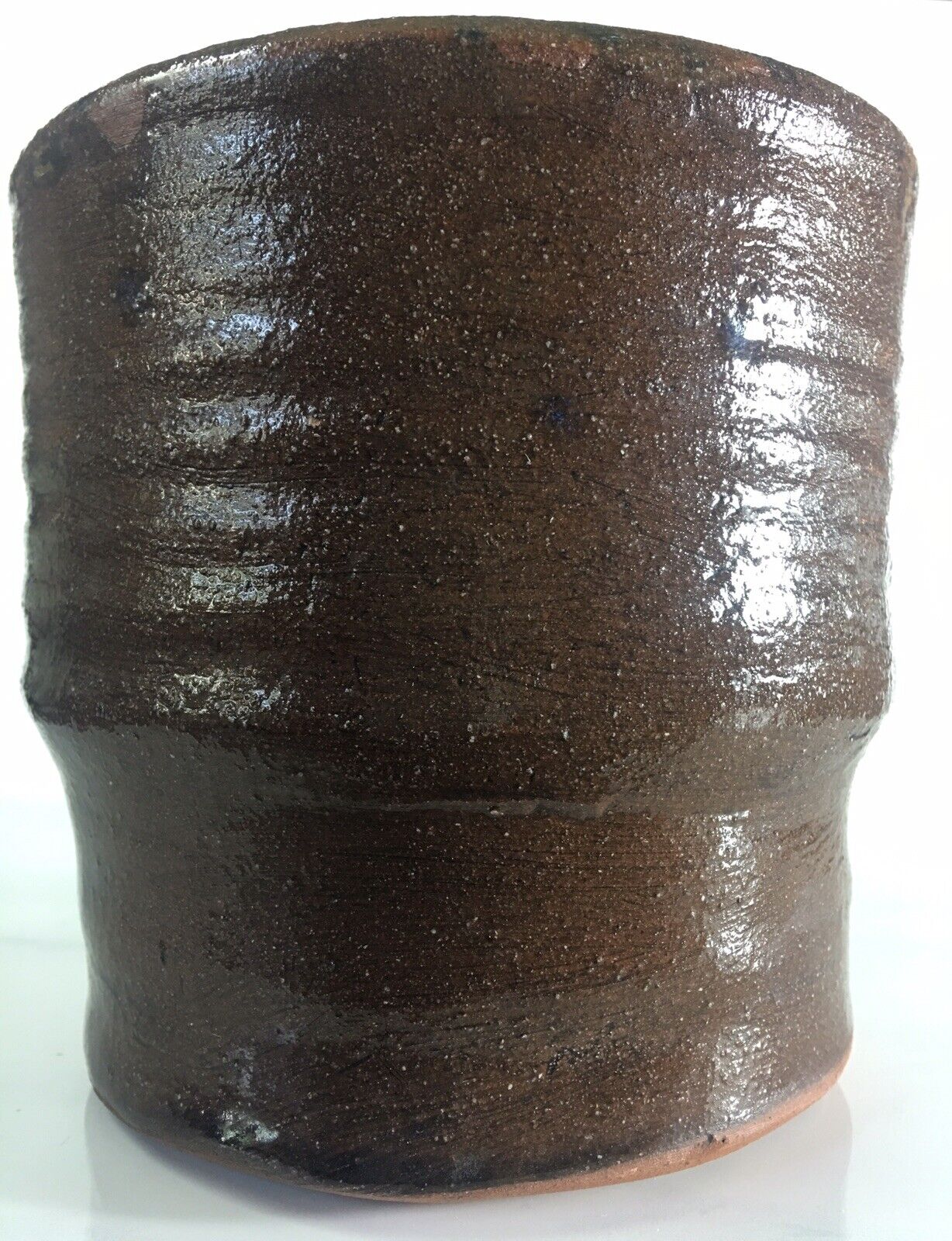 Vintage Heavy Red Ware Pottery Hand Thrown Bonsai Planter Pot Tableware Earthy
