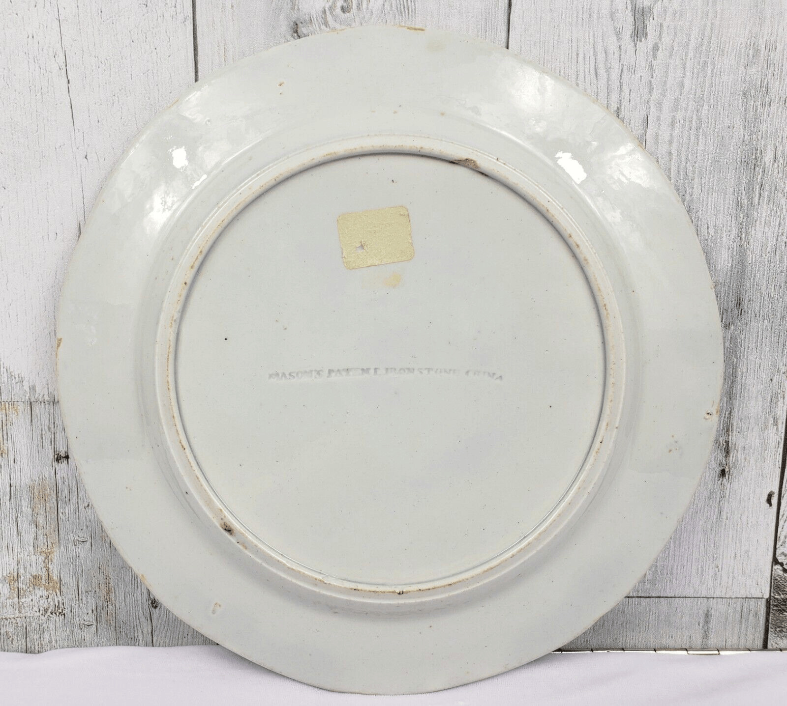 2 RARE Antique Mason's 19th Century 1800s Ironstone China Imari Floral Plates