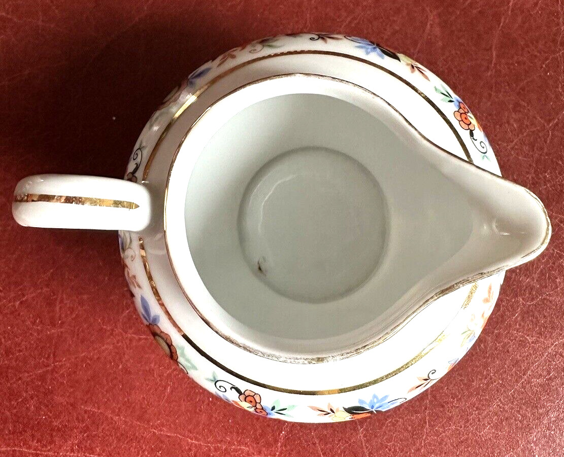 Antique Porcelain Hand Painted Tableware Creamer Circa 1900's RHT