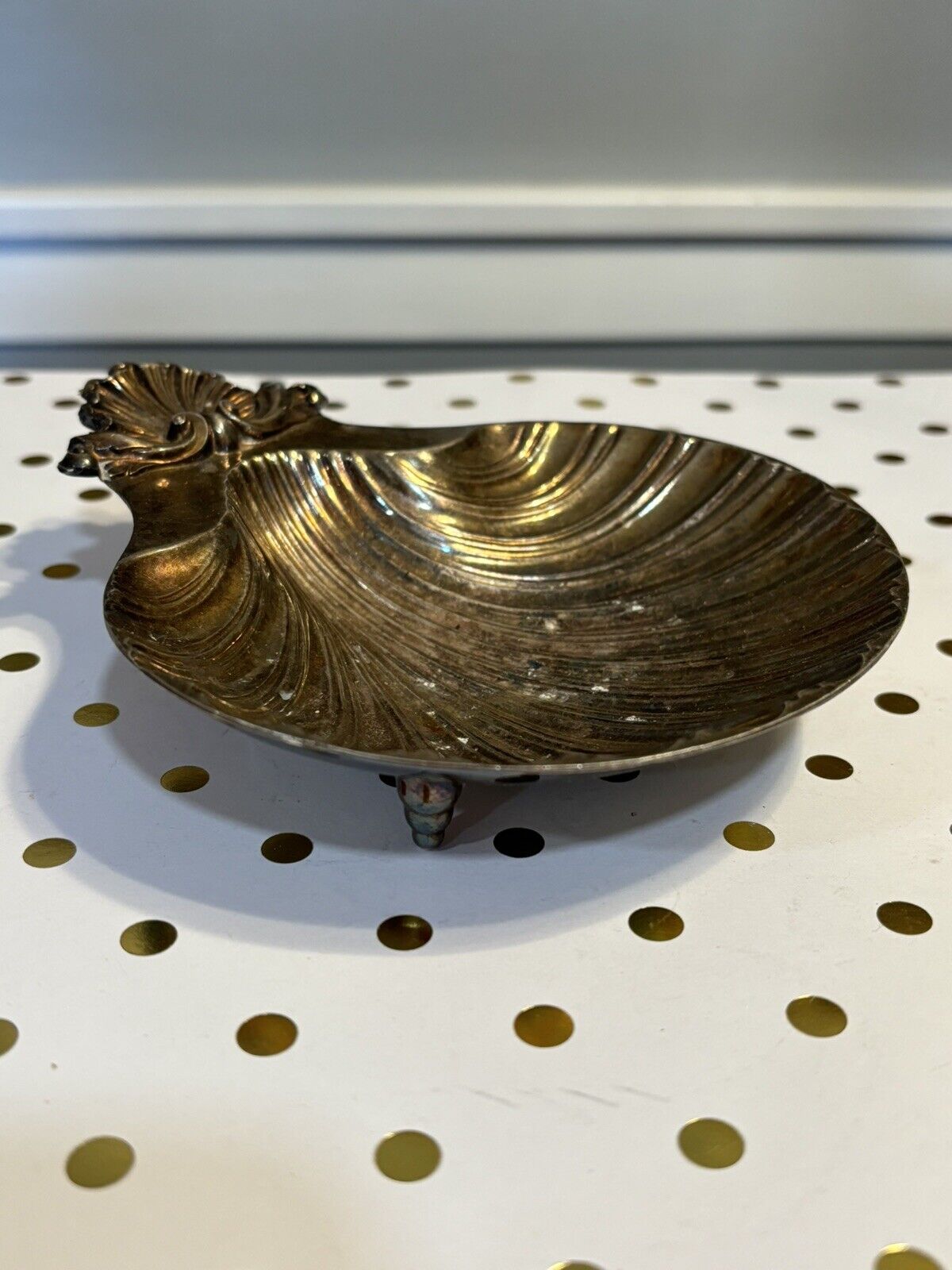 Sheffield England Clam Shell Reproduction Key Dish, Ring Dish, Burning tray