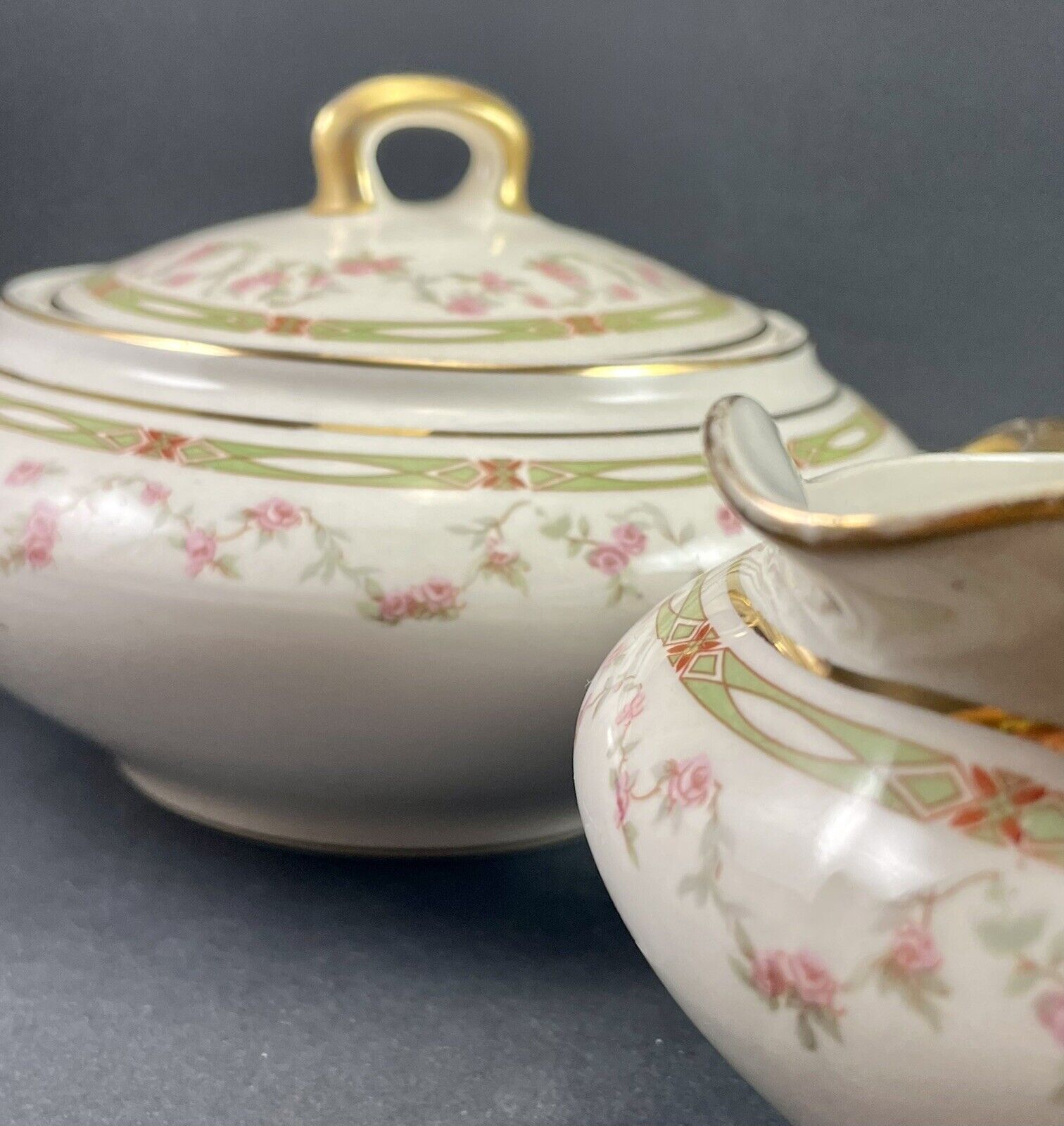 Antique Taylor Smith Taylor Creamer IONA China Pottery Early 1900's 