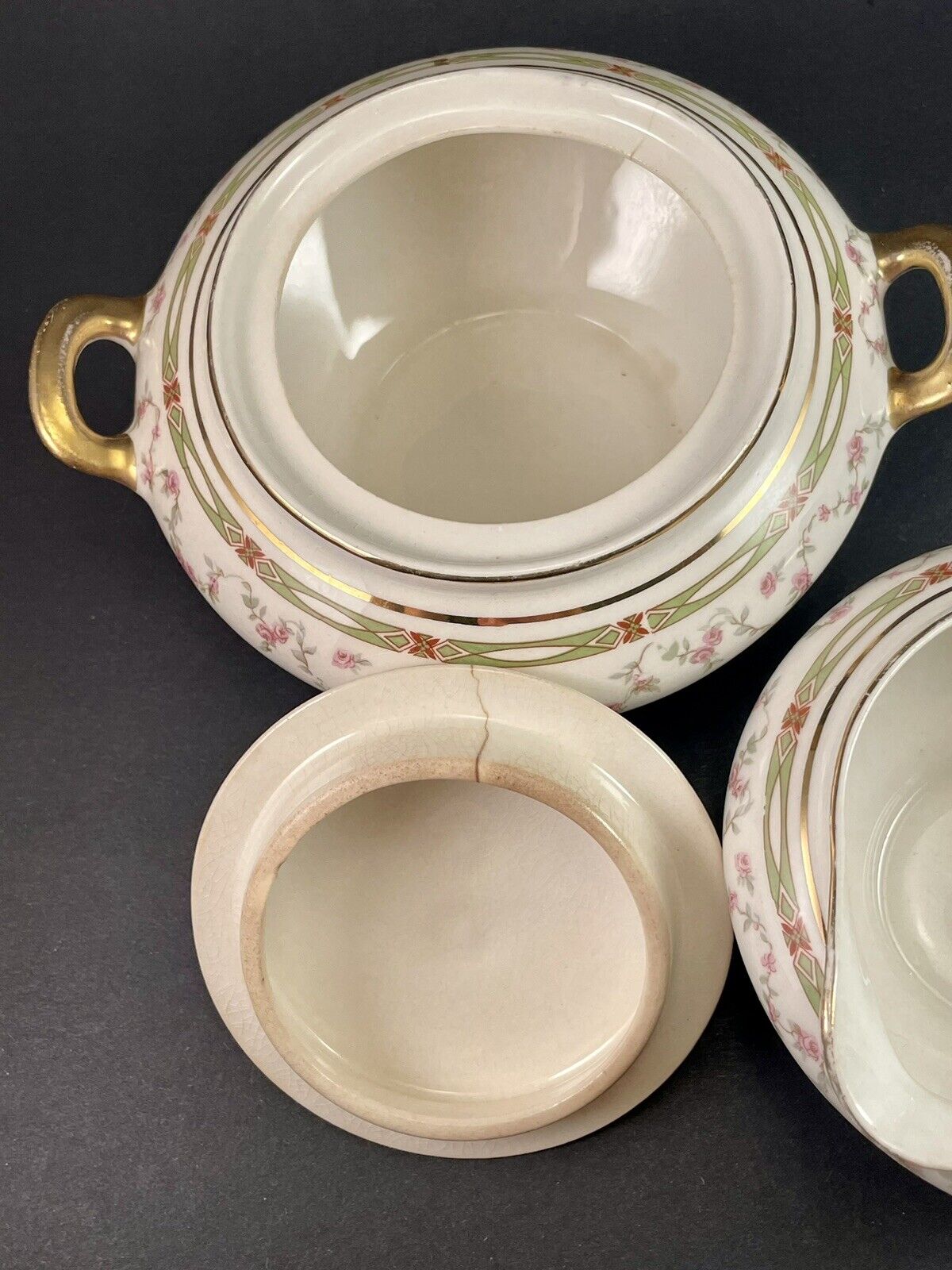 Antique Taylor Smith Taylor Creamer IONA China Pottery Early 1900's 