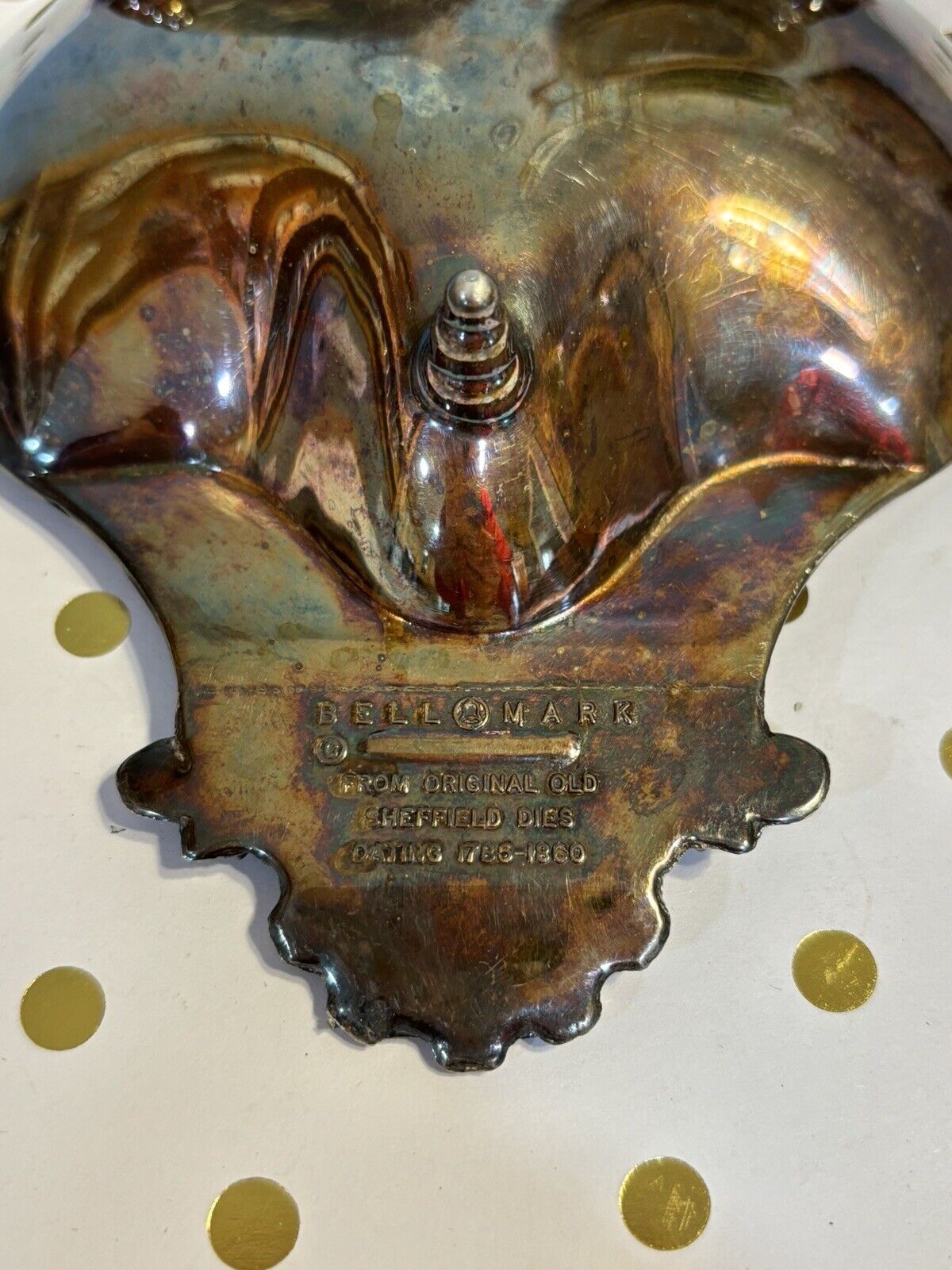 Sheffield England Clam Shell Reproduction Key Dish, Ring Dish, Burning tray