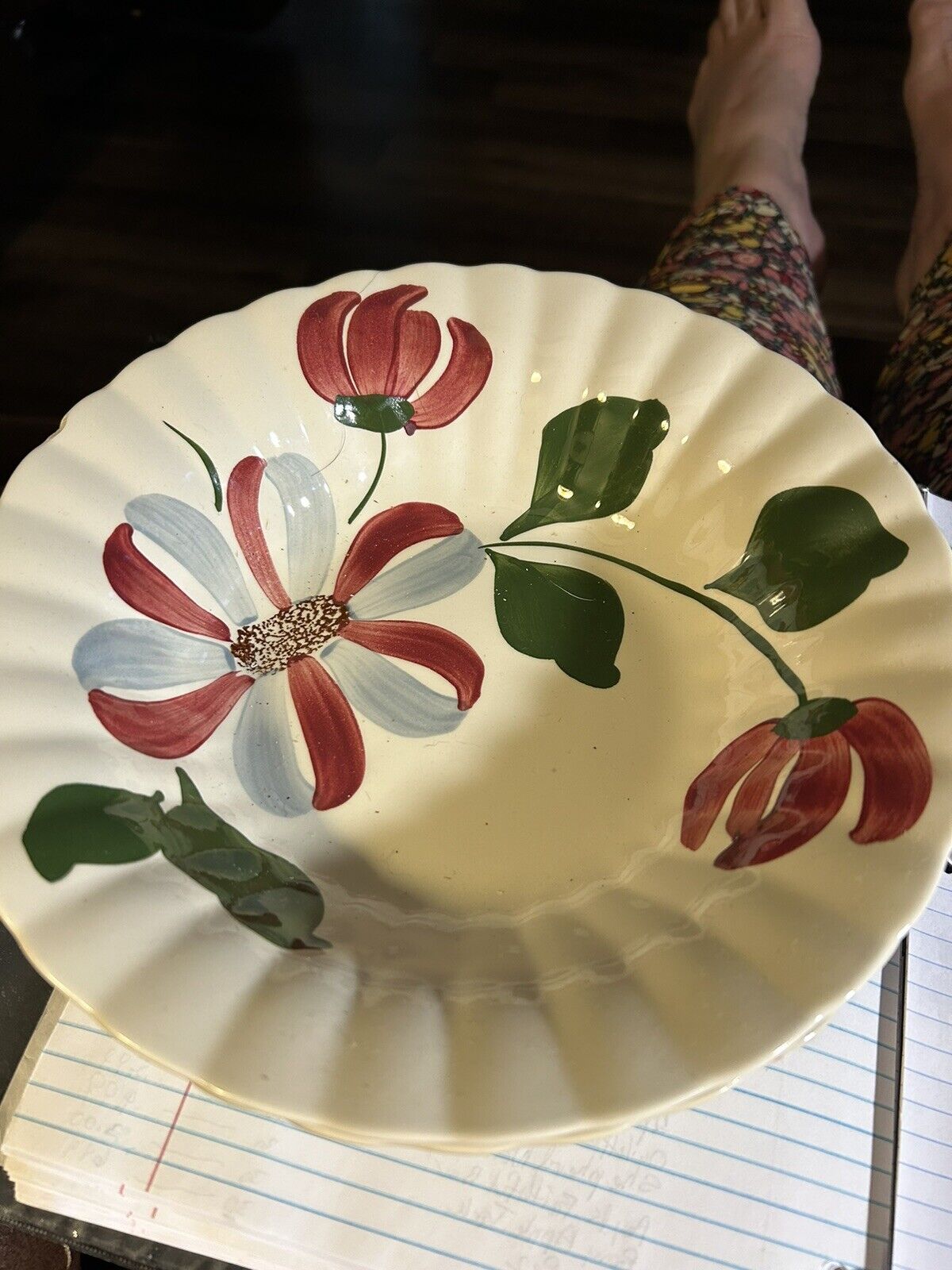 Blue Ridge China WHIRLIGIG 2 Pieces. 2 Bowls