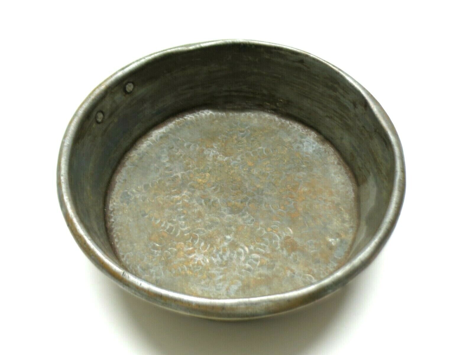 Ancient Metal Primitive Cooking Vessel Brass Fire Pot 1800s [Heavy Metal]