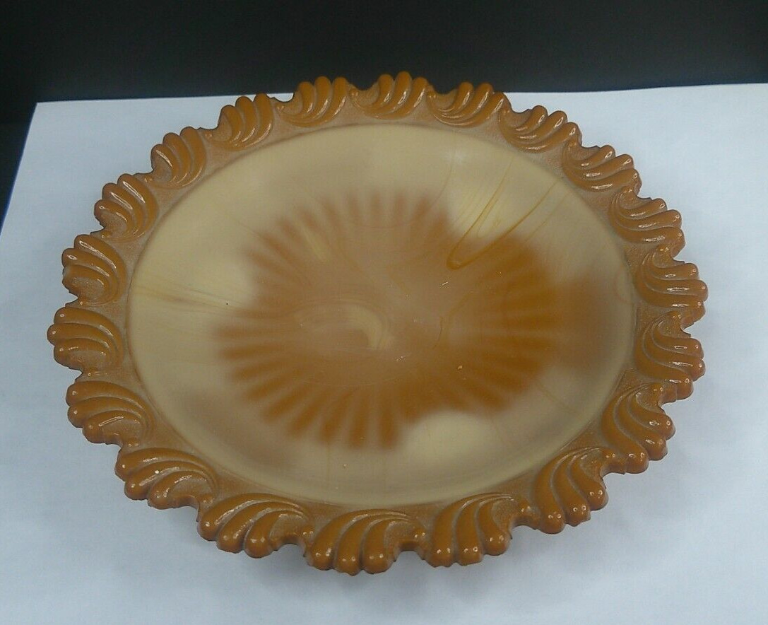Leaf Bracket, No 400, National Glass,  Card Receiver/Tray, USA, c1900