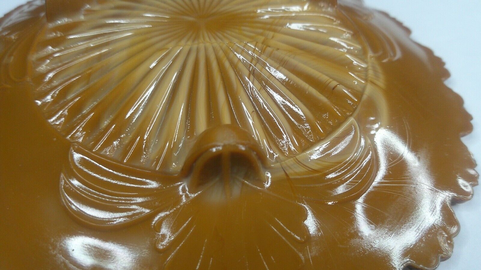Leaf Bracket, No 400, National Glass,  Card Receiver/Tray, USA, c1900