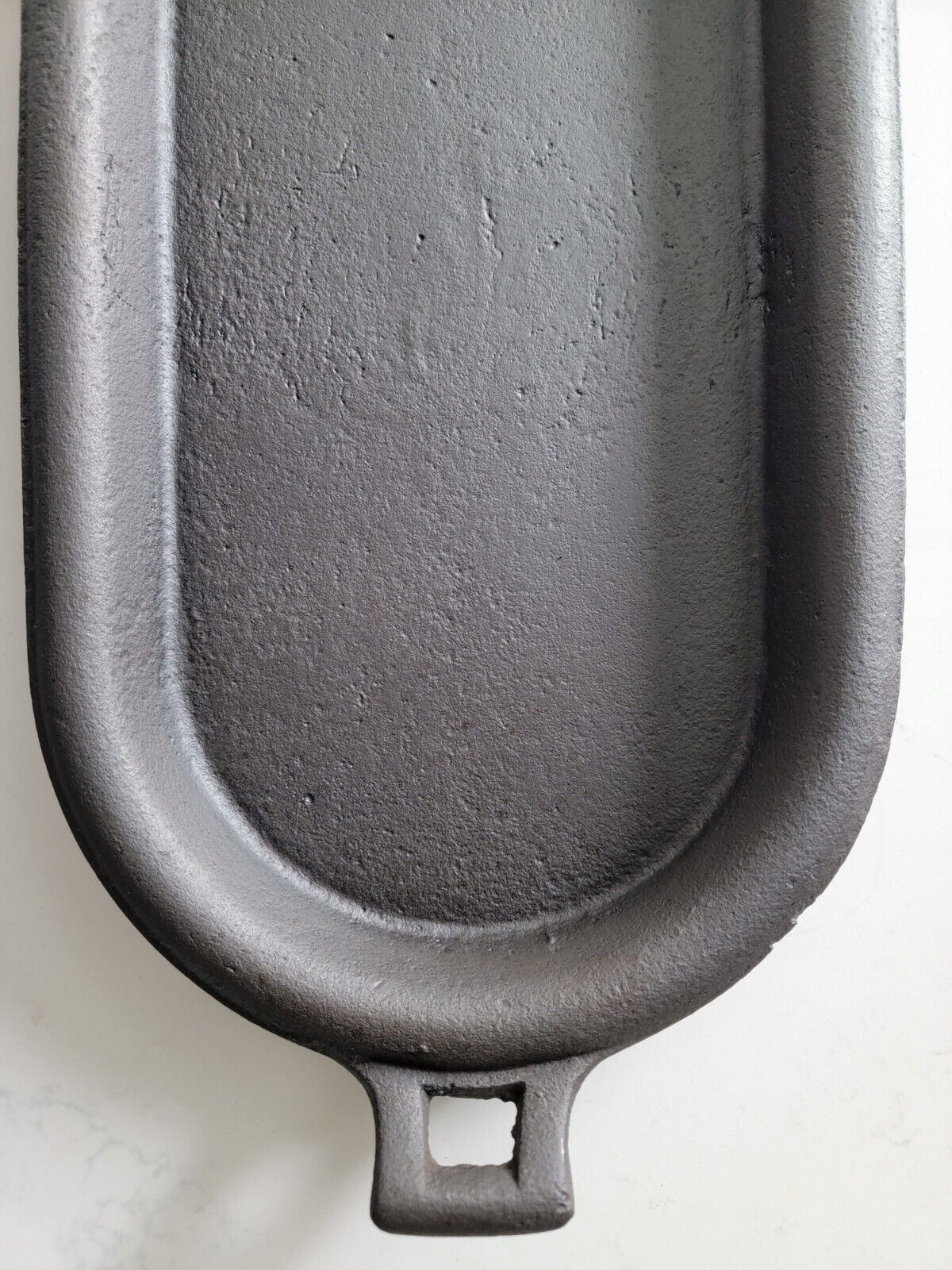 1800's Gate Marked Cast Iron Oval Griddle