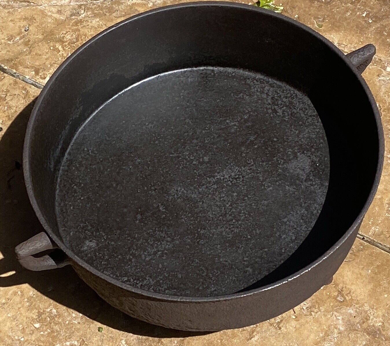 RARE! 1800’s  SAVERY & CO NO. 3 CAST IRON KETTLE SKILLET POT 3-LEGGED - RESTORED