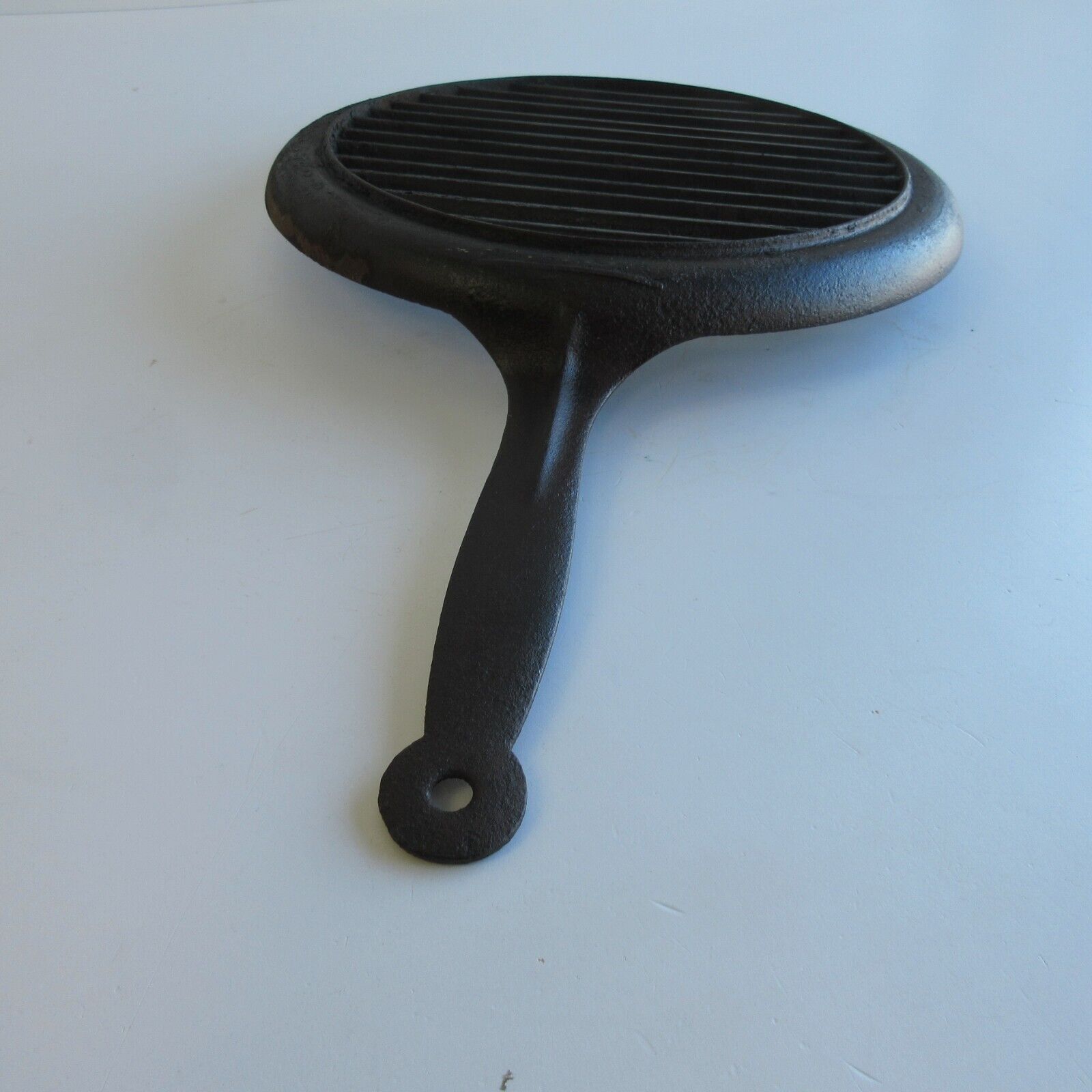 Cast Iron 13" Dia Broiler Skillet, Size 4 1/2 Antique 1800's