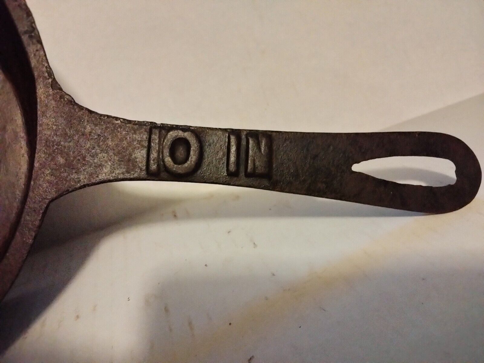  1800's Cast Iron Spider 10 IN  Chicken Fryer Camp Pot  Gate Mark 3 Legs HTF  