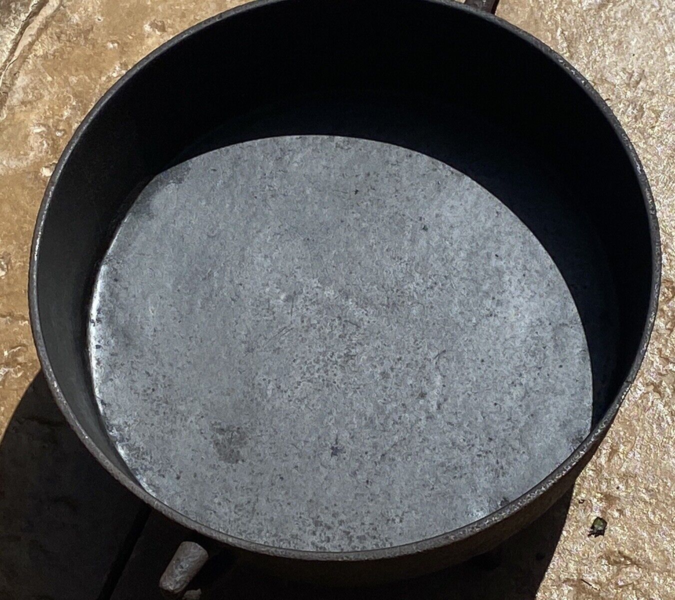 RARE! 1800’s  SAVERY & CO NO. 3 CAST IRON KETTLE SKILLET POT 3-LEGGED - RESTORED