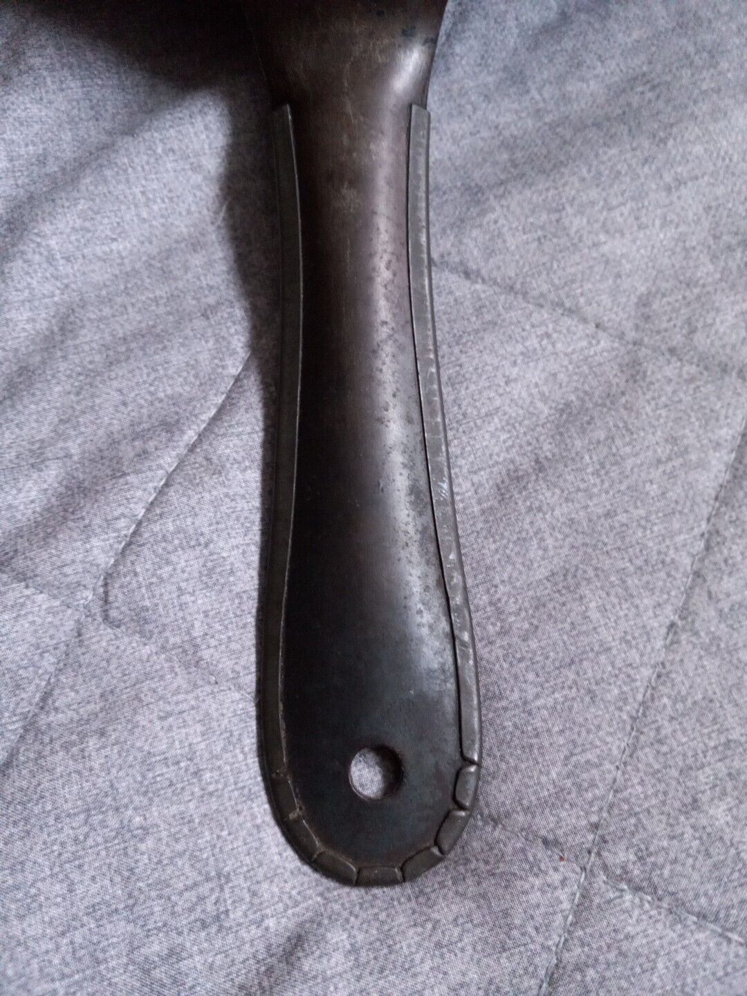 1800s Antique Best Empire Steel 10 1/2" Frying Pan Skillet Cowboy Griddle...