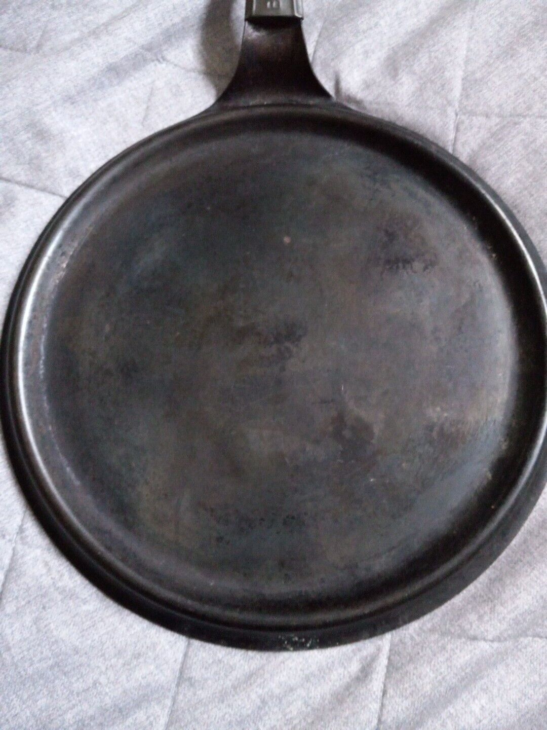 1800s Antique Best Empire Steel 10 1/2" Frying Pan Skillet Cowboy Griddle...