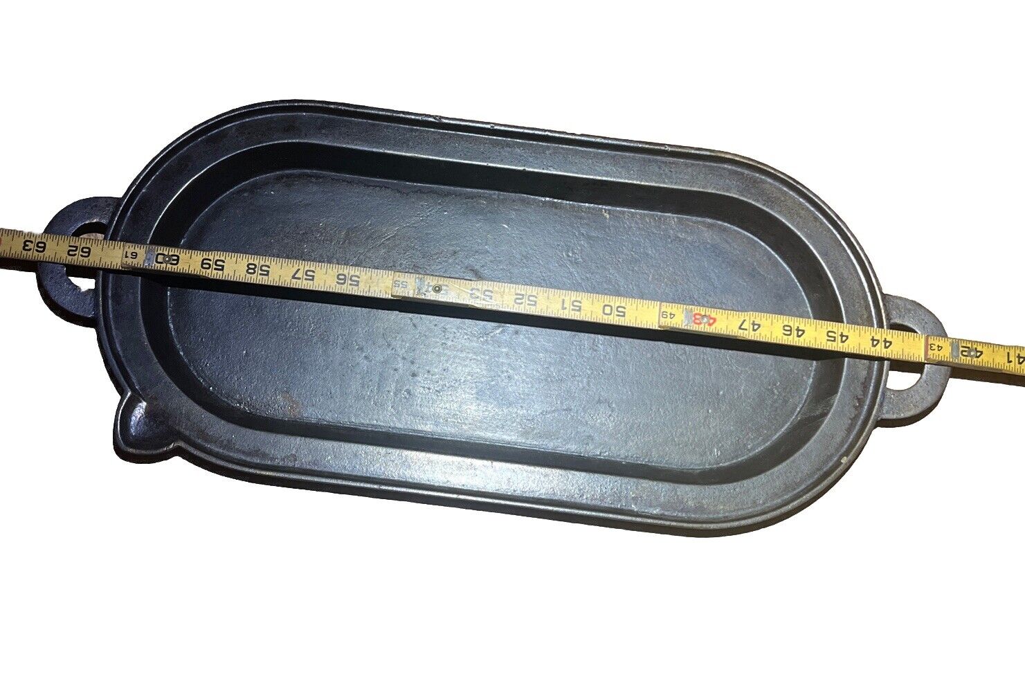 Gatemarked Late 1800s Cast Iron Grill Pan
