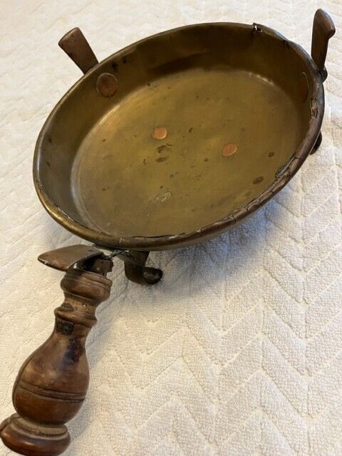 ANTIQUE original Brazier 1700s revolutionary war era cooking pan for the field