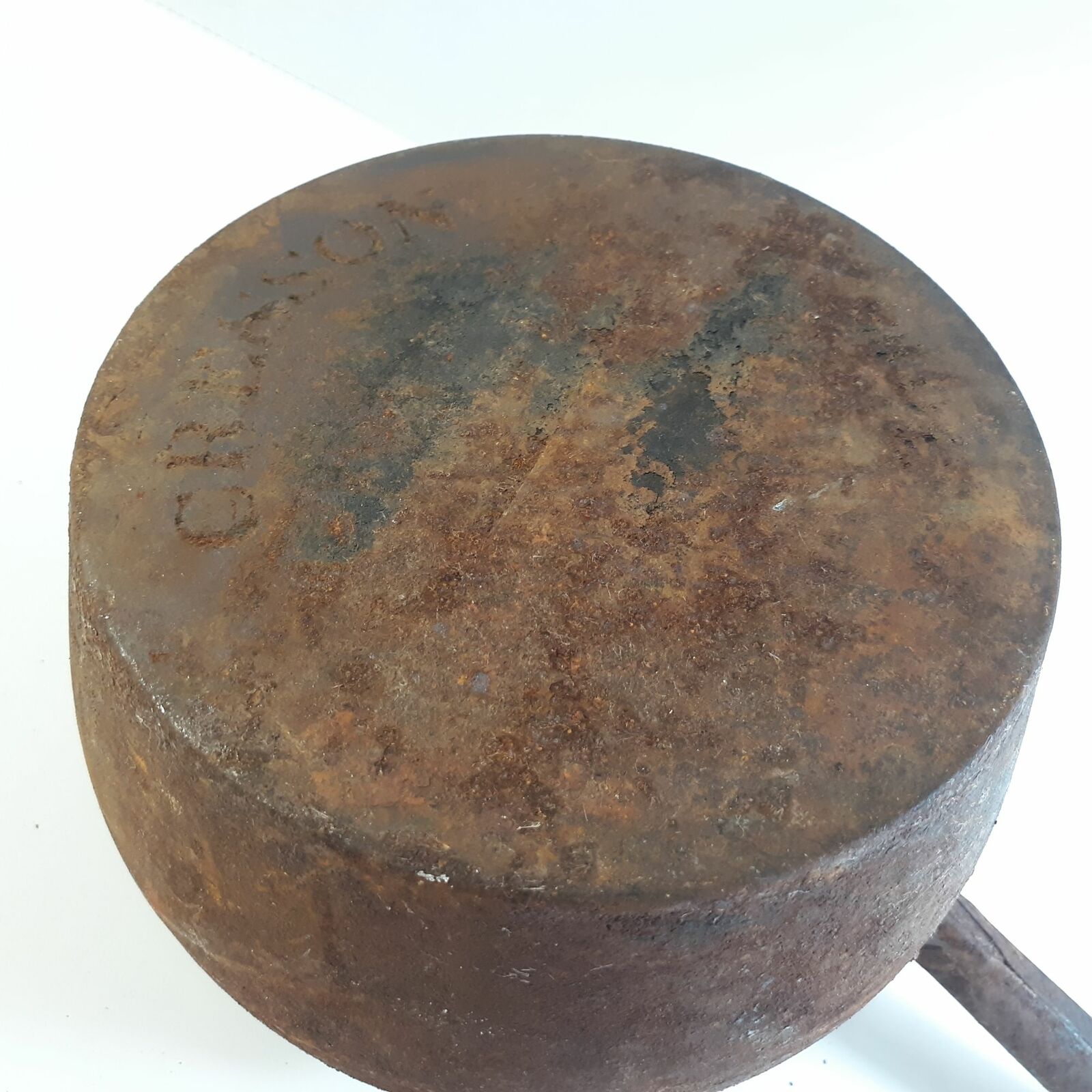 Cresson Cast Iron Pot 1800's Antique Decor Only Rusty  Primative AS IS