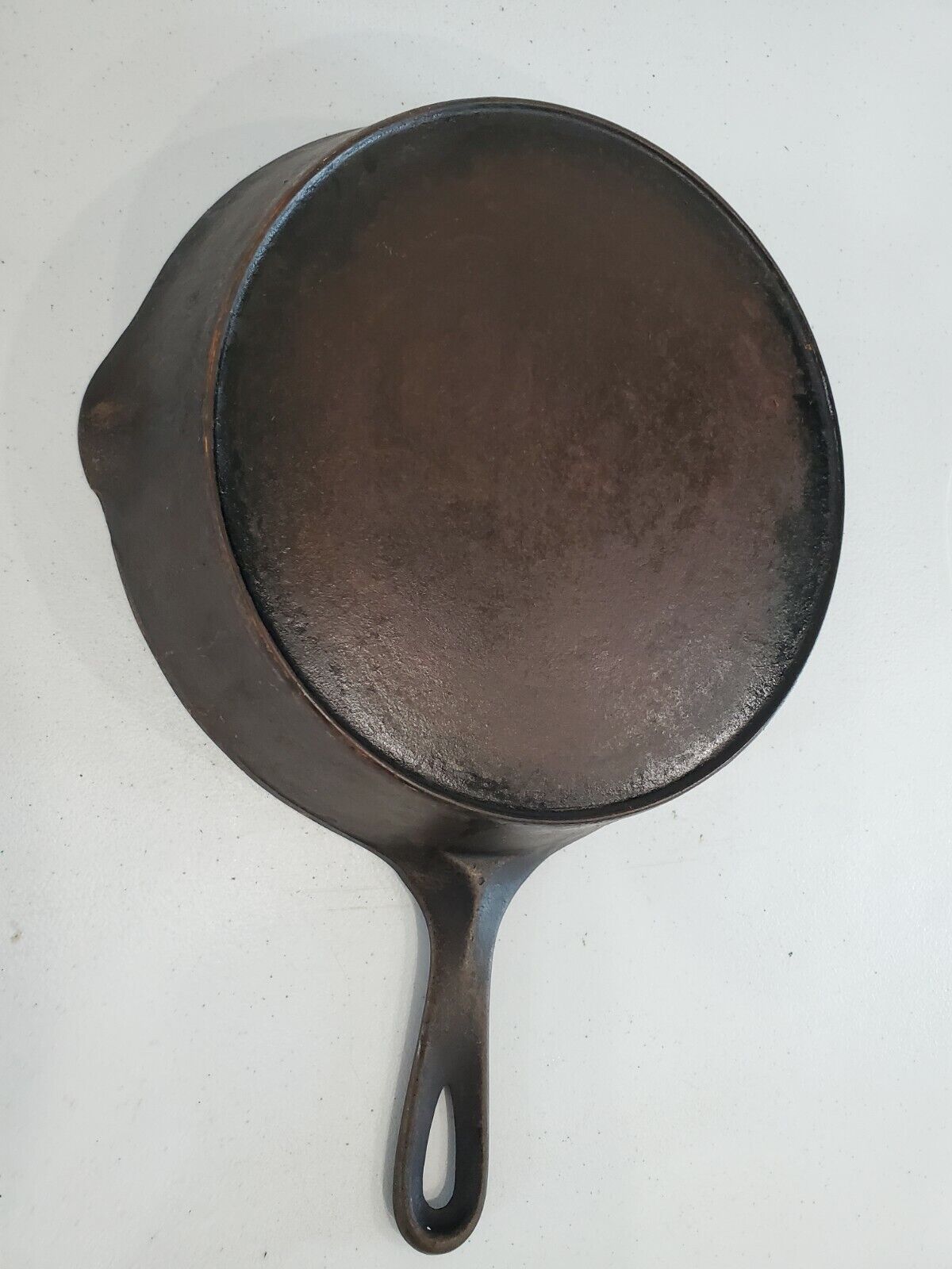 Cast Iron Antique Skillet #7 / 10"  1800's