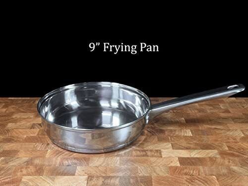 Concord Cookware 7-Piece Stainless Steel Cookware Set includes Pots and Pans