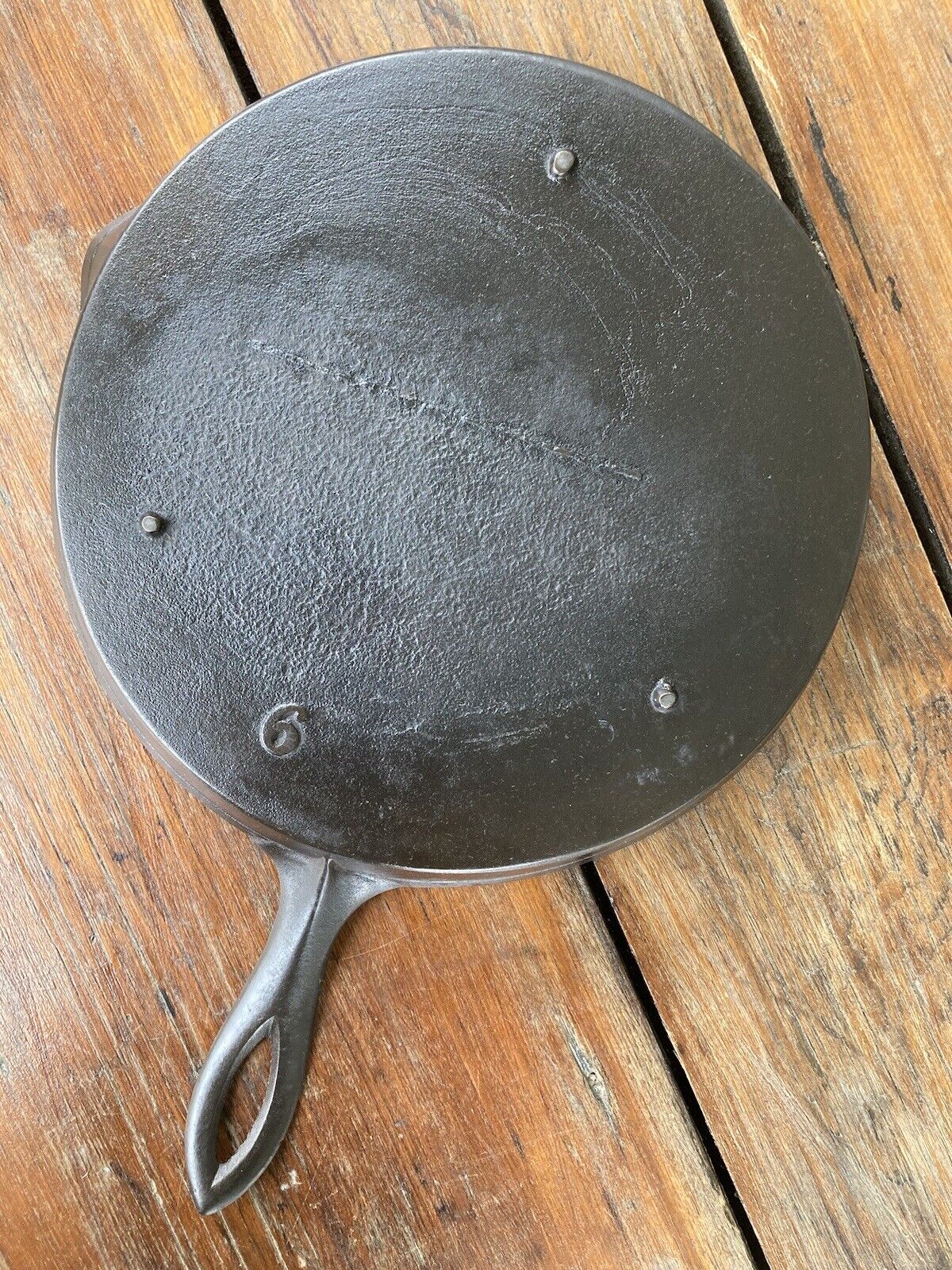 1800’s Fancy Handle #9 Spider Skillet with Gate Mark