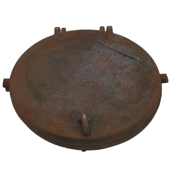 Rare Gate Mark Cast Iron Waffle Maker with Base Good Condition 1800's?
