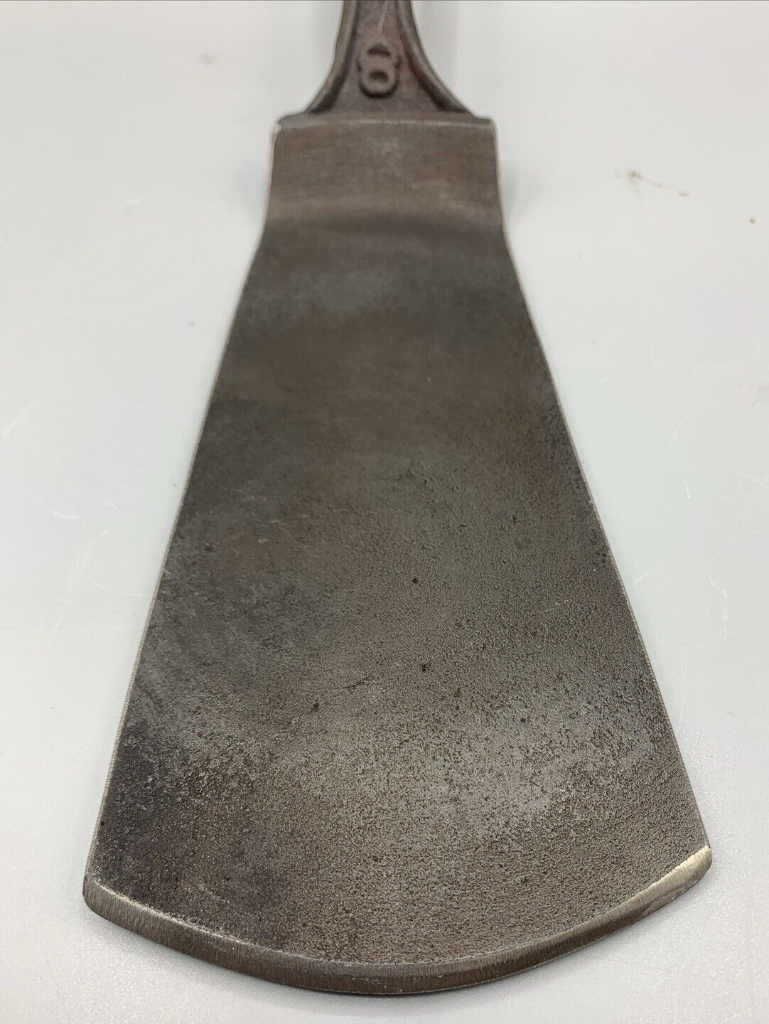 1800’s Gate Marked Cast Iron Spatula Made From Fancy Pointy Handled #6 Griddle