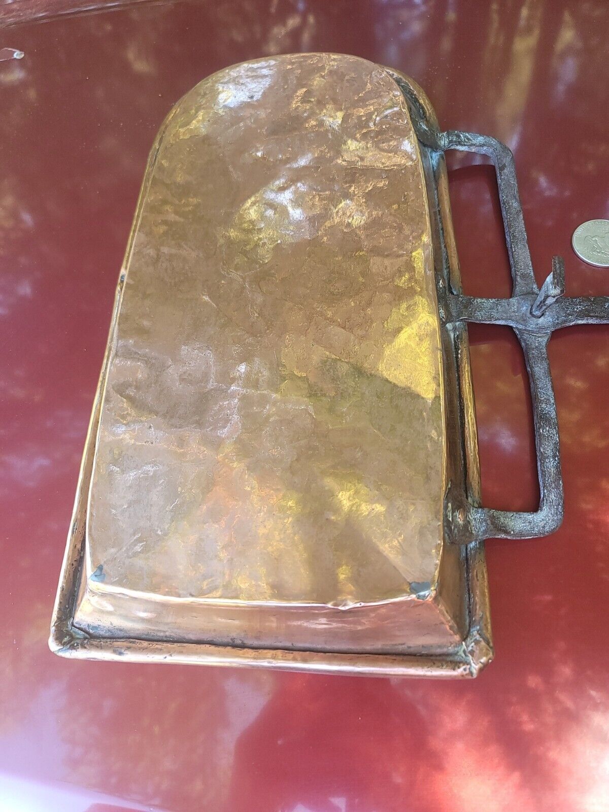 Beautiful English 1700s Copper Essence Catcher☆Old Primitive Kitchen Cookware