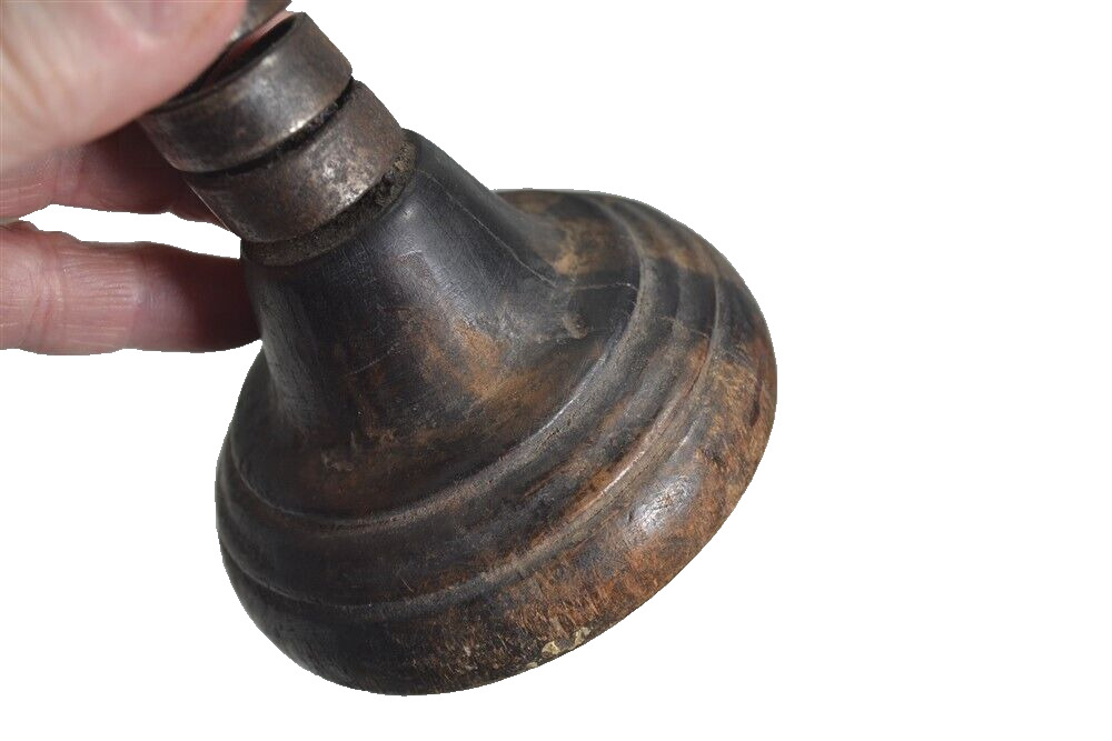 candle stick holder screw action table top iron forged early 18thc antique