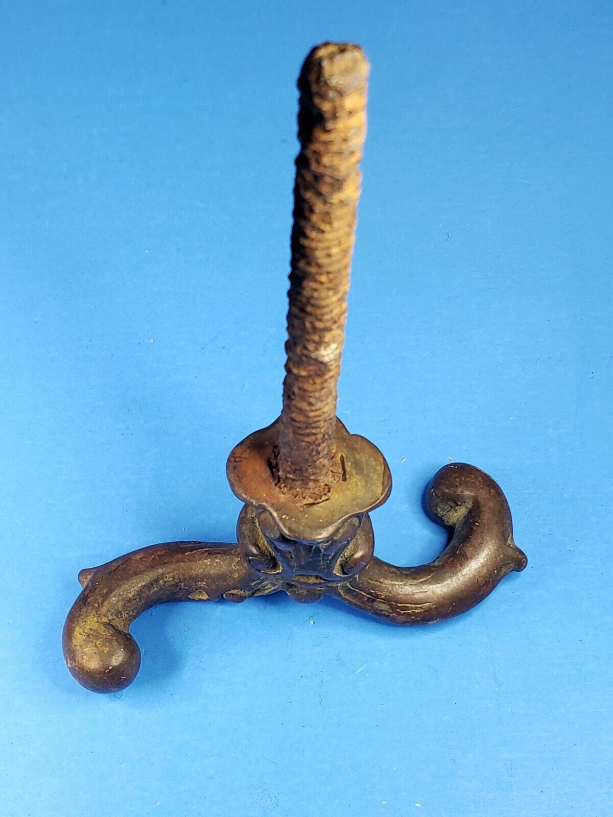 Mirror Swivel Screw Late 1800s Bronze Ornate